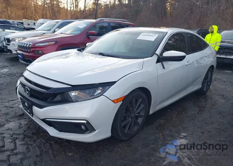 2021 Honda Civic Ex-L из США, поврежденный, VIN 19XFC1F74ME201053